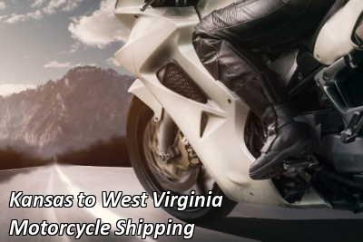 Kansas to West Virginia Motorcycle Shipping